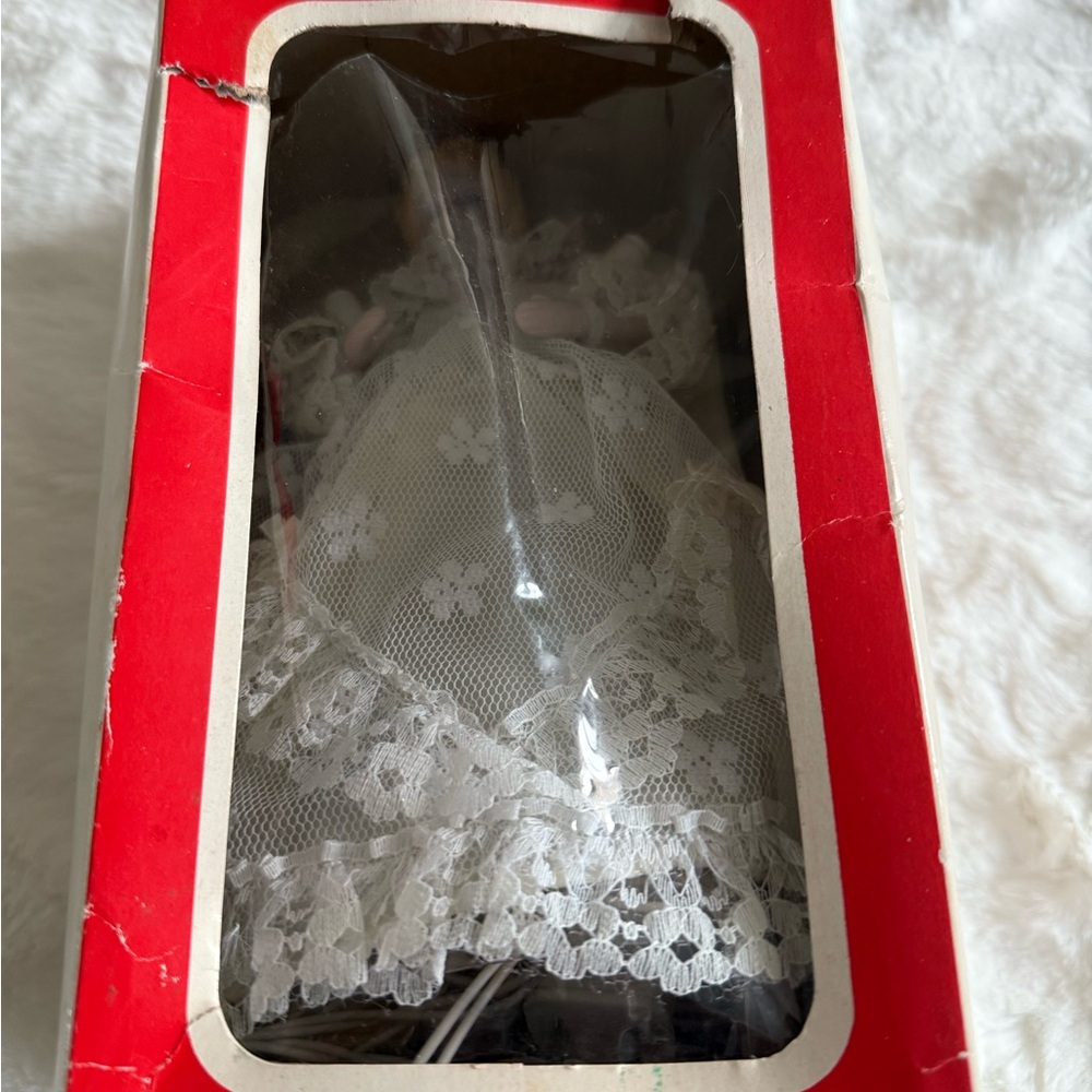 Victorian Lighted Angel Tree Topper - Picture 5 of 5